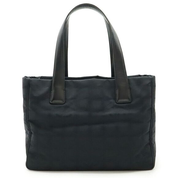 Chanel Nylon Jacquard Leather Tote Bag - Picture 1 of 8